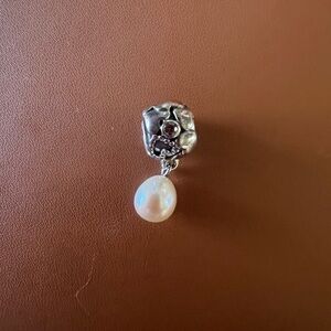 Pandora Pearl of Hearts Dangle Charm